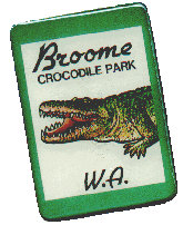 Fridge magnet of Broome Crocodile Park (C)