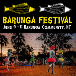 Poster advertising the Barunga festival.