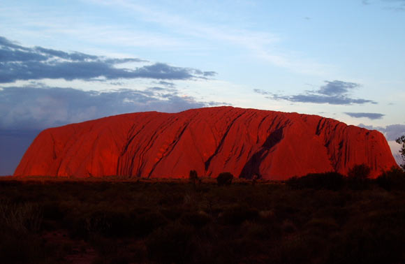 Uluru at sunrise