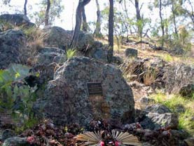 Anzac: Aboriginal memorial plaque, Canberra.