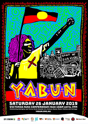 Poster for the 2019 Yabun event.