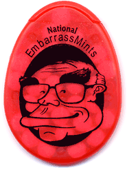 A pack of National EmbarrassMints, from 2007.