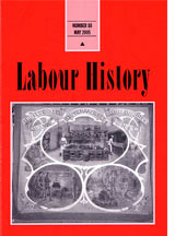 Cover of the Labour History journal