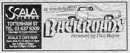 An old ad advertising the movie in the Time Out Magazine.