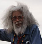 Portrait of Jack Charles, main actor of 'Bastardy'.