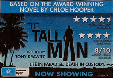 Newspaper ad for The Tall Man