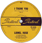 Lionel Rose - I Thank You (7")