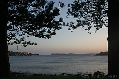 Near Kay-ye-my Point. The sunset near Kay-ye-my Point is a perfect reward for your walk.